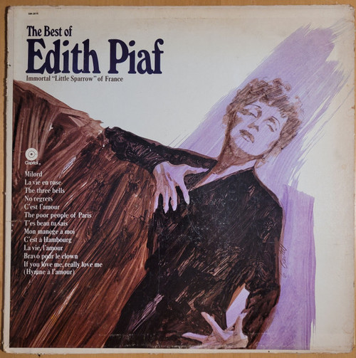 Edith Piaf - The Best Of Edith Piaf (LP, Album, Comp, Win)