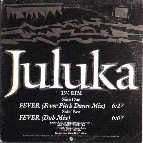 Juluka - Fever (12", Promo)