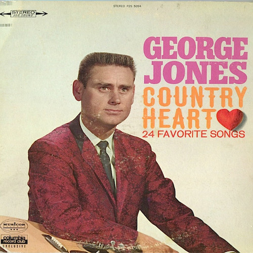 George Jones (2) - Country Heart (2xLP, Comp, Club, Pit)