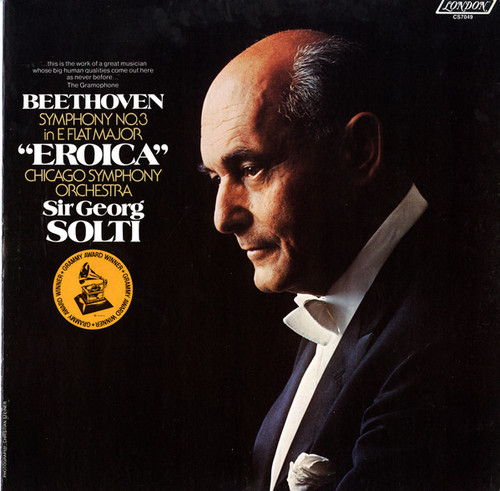 Beethoven*, Sir Georg Solti*, Chicago Symphony Orchestra - Symphony No. 3 In E Flat Major "Eroica" (LP, Club)