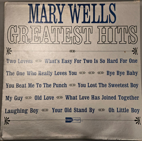 Mary Wells - Greatest Hits (LP, Comp, Mono, Roc)
