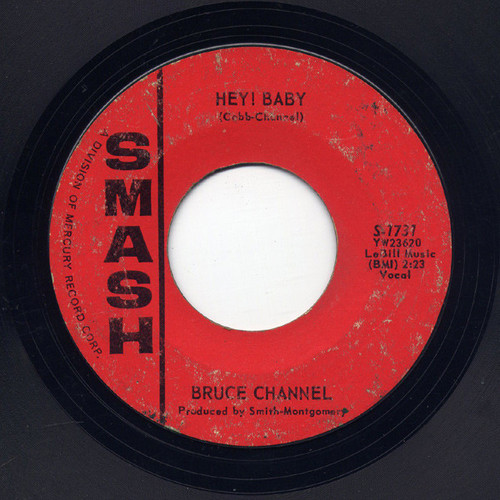 Bruce Channel - Hey! Baby (7", Single, Styrene)