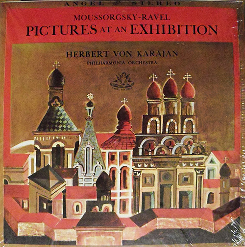 Moussorgsky* - Ravel* / Herbert Von Karajan, Philharmonia Orchestra - Pictures At An Exhibition (LP, Album)_4006284727