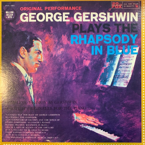 George Gershwin - Plays The Rhapsody In Blue (LP, Comp)_4007761597