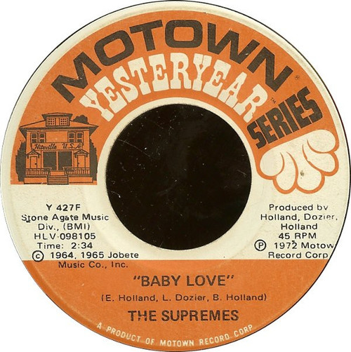 The Supremes - Baby Love / Where Did Our Love Go (7", Single)