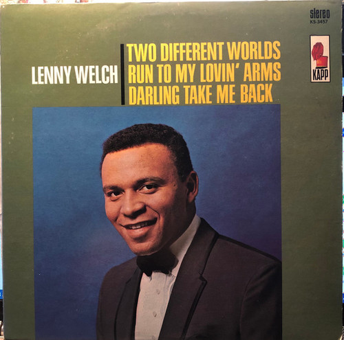 Lenny Welch - Two Different Worlds (LP, Album)