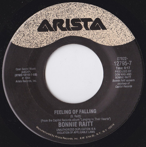Bonnie Raitt - You Got It / Feeling Of Falling (7", Single)