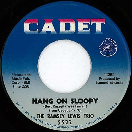 The Ramsey Lewis Trio - Hang On Sloopy / Movin' Easy (7", Single)