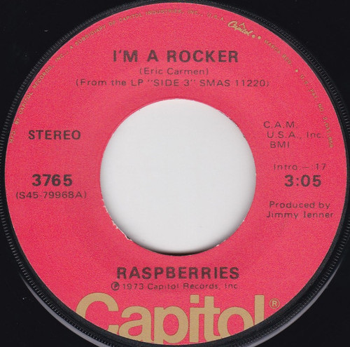 Raspberries - I'm A Rocker (7", Single, Jac)