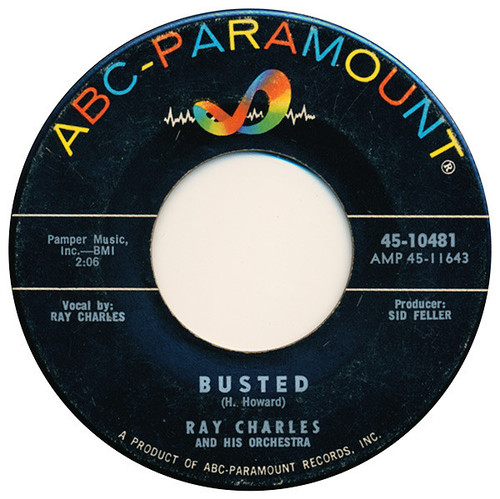 Ray Charles And His Orchestra / Ray Charles - Busted / Making Believe (7", Single)