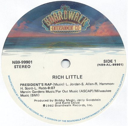 Rich Little - President's Rap (12")