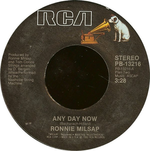 Ronnie Milsap - Any Day Now (7", Styrene, Ind)