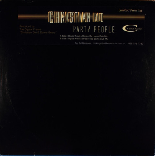 Christian Dio - Party People (12", Ltd, Promo)