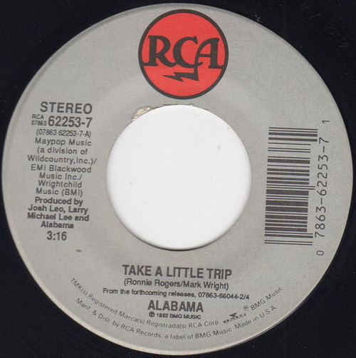 Alabama - Take A Little Trip / Pictures And Memories (7")