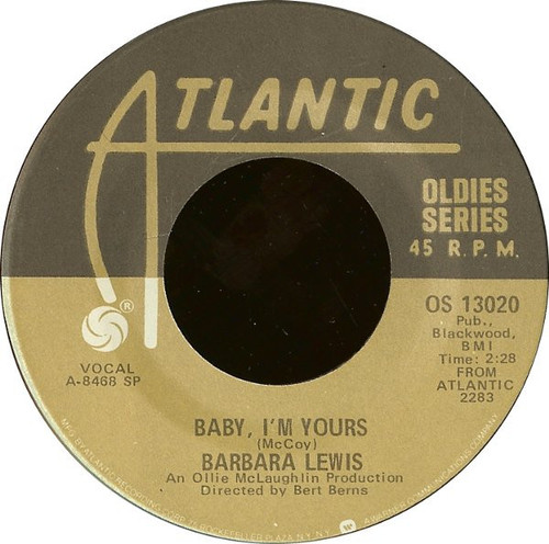 Barbara Lewis - Baby, I'm Yours / Make Me Your Baby (7", Single)