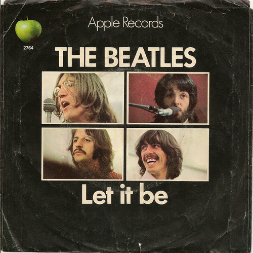 The Beatles - Let It Be (7", Single, Scr)