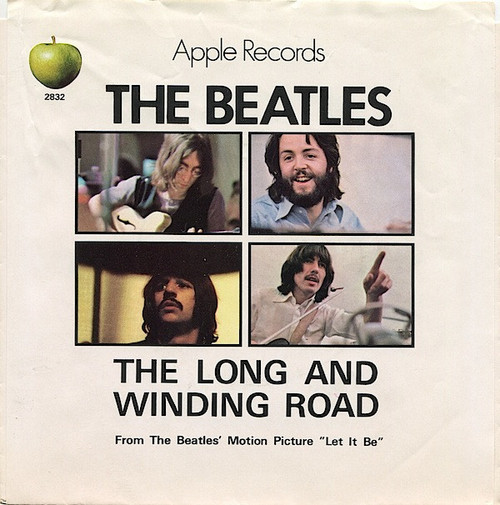 The Beatles - The Long And Winding Road (7", Single, Scr)