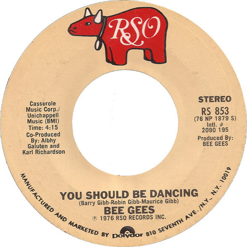 Bee Gees - You Should Be Dancing / Subway (7", Single, Pit)