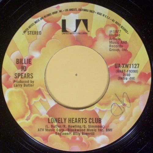 Billie Jo Spears - Lonely Hearts Club (7", Single)