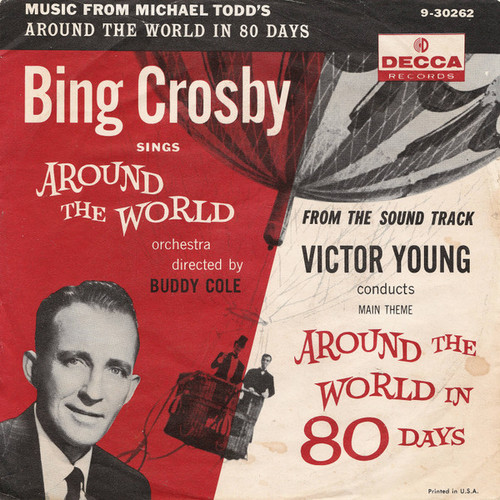 Bing Crosby / Victor Young - Around The World (7", Glo)