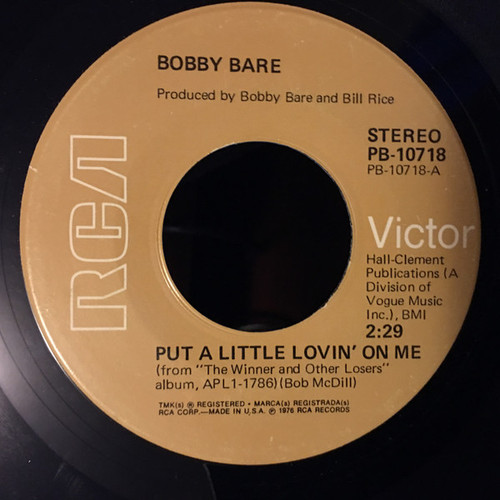 Bobby Bare - Put A Little Lovin' On Me (7", Single, Ind)