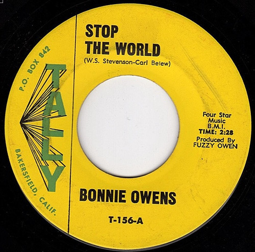 Bonnie Owens - Stop The World / Don't Take Advantage Of Me (7", Single)
