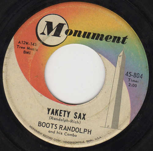 Boots Randolph And His Combo - Yakety Sax (7", Single)