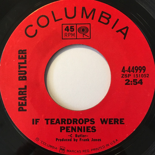 Carl Butler And Pearl* - If Teardrops Were Pennies / Sundown in Nashville (7", Single)