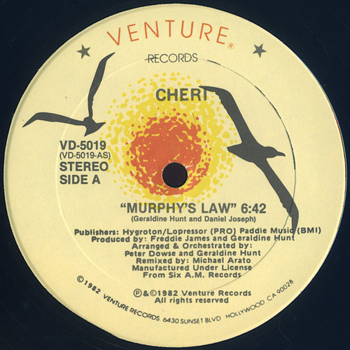 Cheri - Murphy's Law (12")