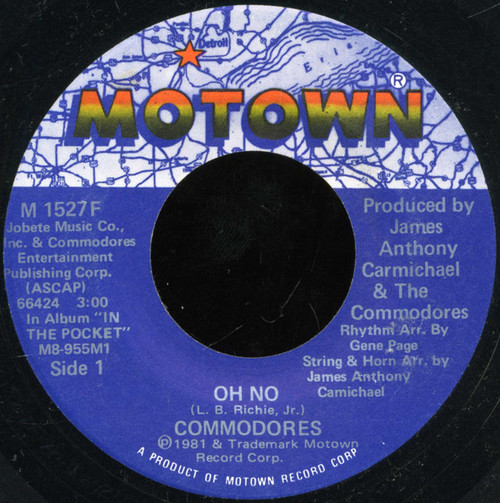 Commodores - Oh No (7")