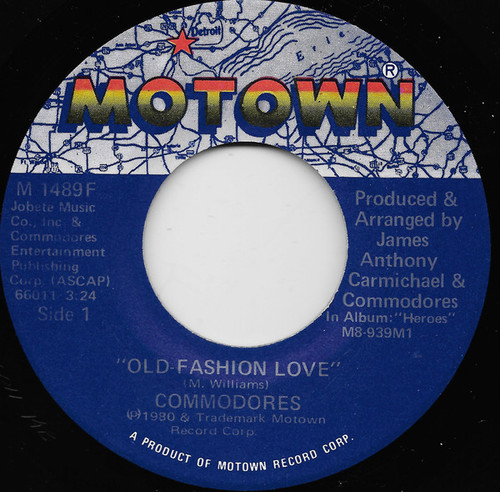 Commodores - Old-Fashion Love (7")