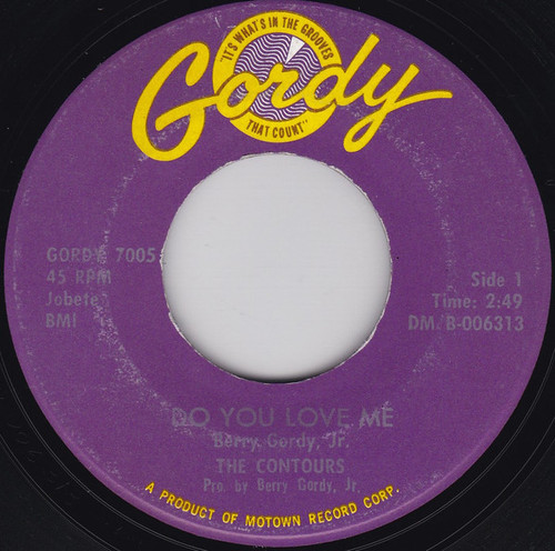 The Contours - Do You Love Me / Move, Mr. Man (7", Single, ARP)