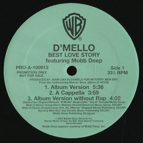 D'Mello - Best Love Story (12", Promo)