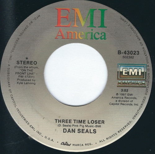 Dan Seals - Three Time Loser (7", Single, Spe)