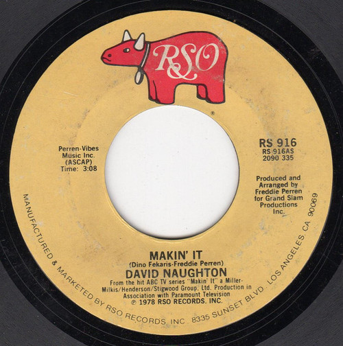 David Naughton - Makin' It  (7", Styrene, PRC)