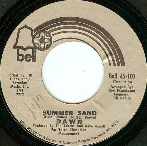 Dawn (5) - Summer Sand / The Sweet Soft Sounds Of Love (7", Single)