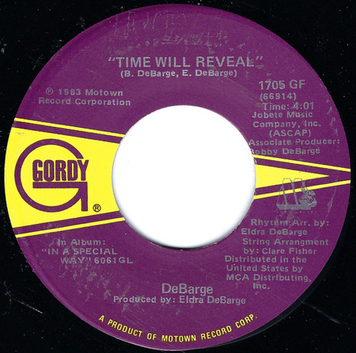 DeBarge - Time Will Reveal / I'll Never Fall In Love Again (7", Single)