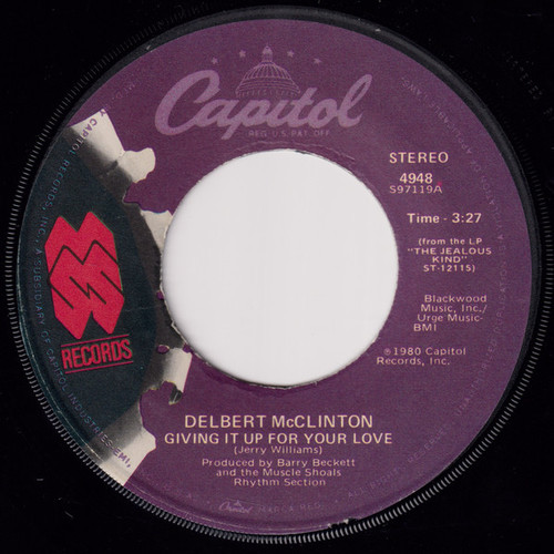 Delbert McClinton - Giving It Up For Your Love (7", Jac)