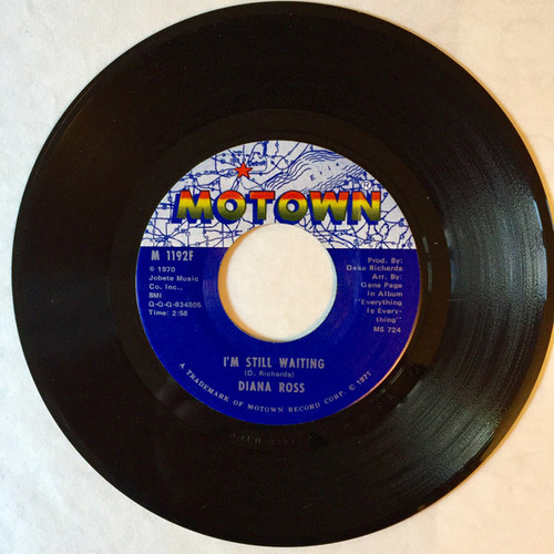 Diana Ross - I'm Still Waiting / A Simple Thing Like Cry (7", Single)