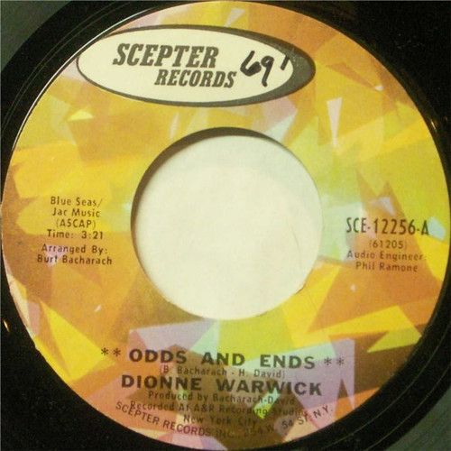 Dionne Warwick - Odds And Ends / As Long As There's An Apple Tree (7")