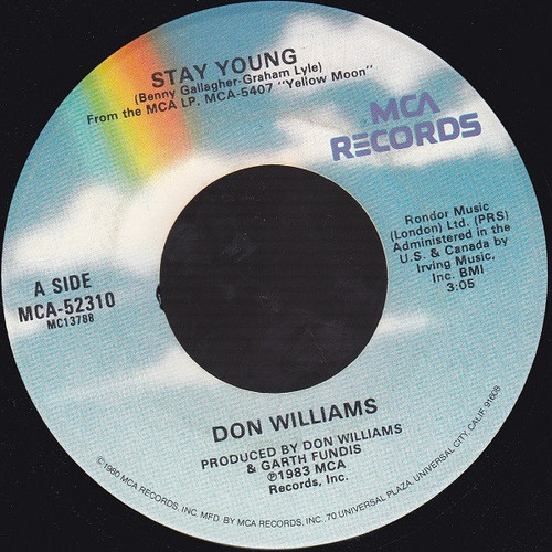 Don Williams (2) - Stay Young (7")