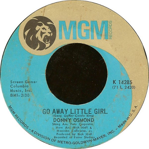 Donny Osmond - Go Away Little Girl (7", Single)