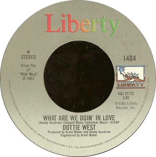 Dottie West - What Are We Doin' In Love (7", Single, Jac)