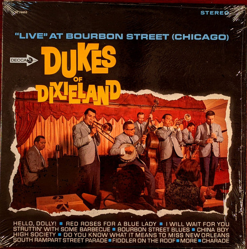 Dukes Of Dixieland* - "Live" At Bourbon Street (Chicago) (LP, Album, Liv)
