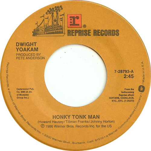 Dwight Yoakam - Honky Tonk Man (7", Single, Spe)