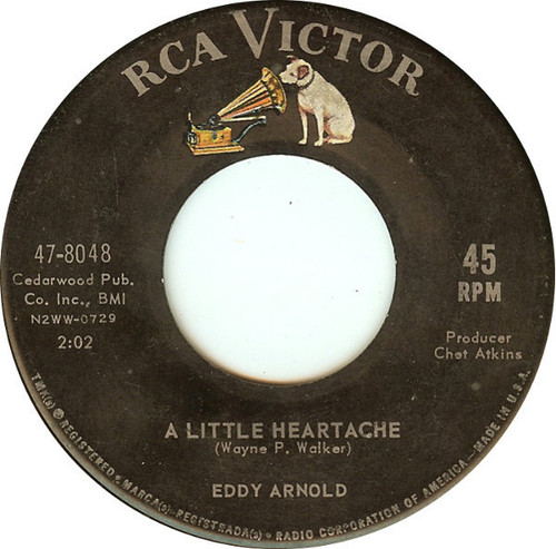 Eddy Arnold - A Little Heartache (7", Single)
