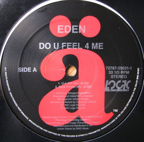 Eden - Do U Feel 4 Me (12")