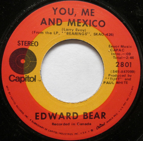 Edward Bear - You, Me And Mexico (7")