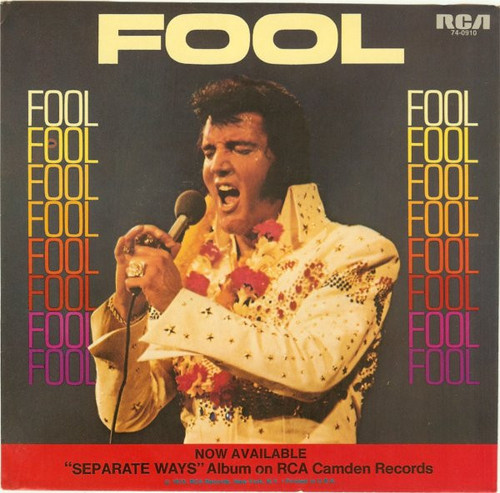 Elvis Presley - Fool / Steamroller Blues (7", Single, Ind)