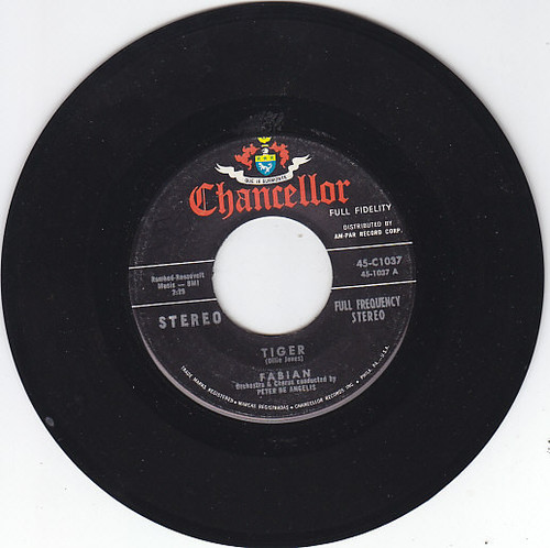 Fabian (6) - Tiger / Mighty Cold (To A Warm Warm Heart) (7")